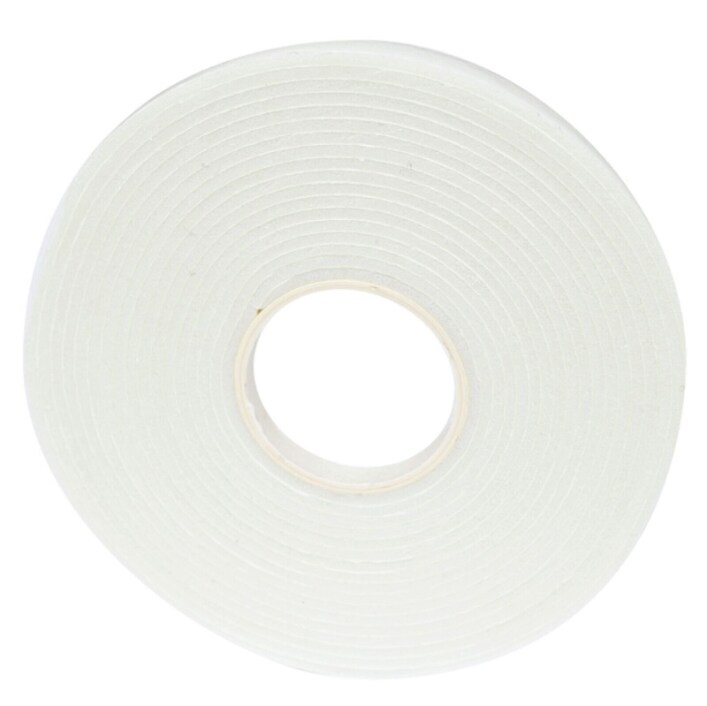 Sticky Thumb Double-Sided Foam Tape 3.94 Yards-White, 1/2&#x22;X1mm - 1 Roll 60000310