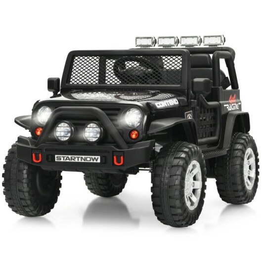 12V Kids Remote Control Electric Ride On Truck Car with Lights and Music