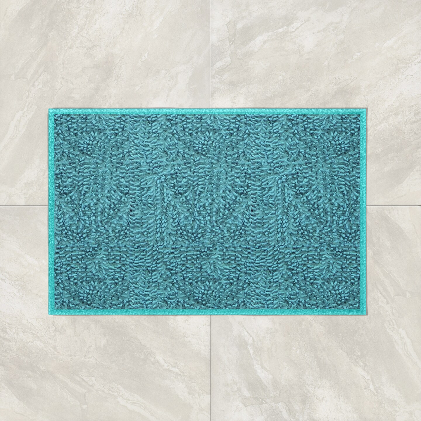 Ivy Chenille Bath Mat Non Slip Soft Absorbent Microfiber 17X24 20X30 Various Colors
