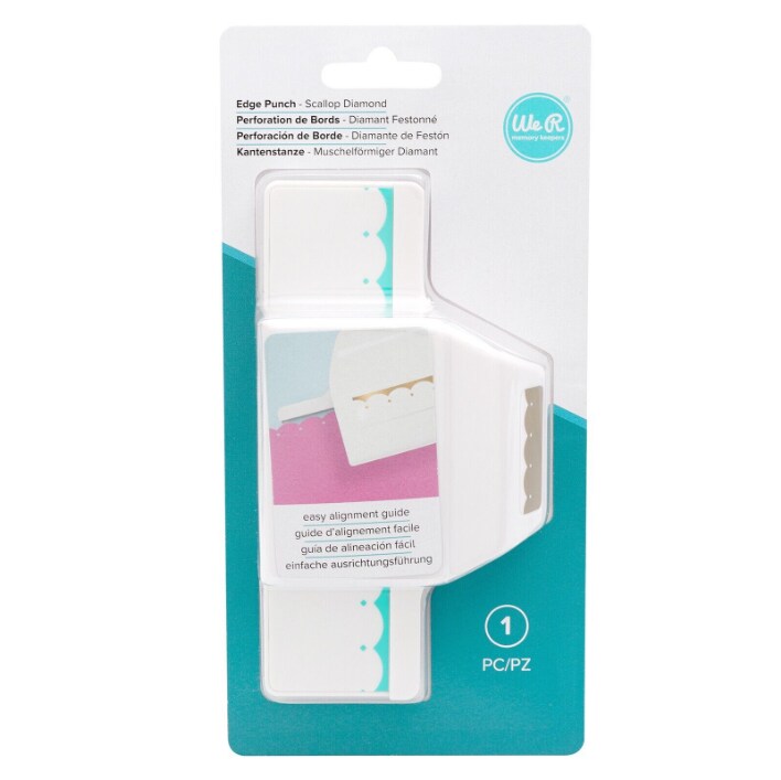 We R Memory Keepers Edge Punch-Scallop Diamond 661285 by American Crafts