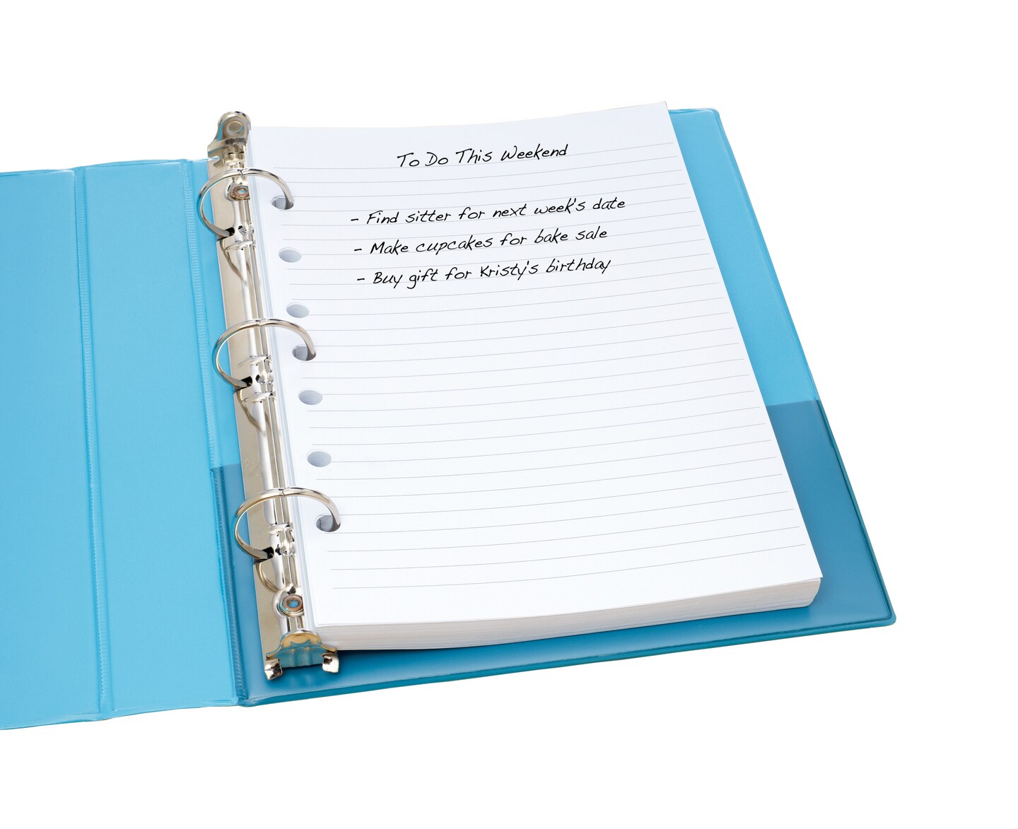 Avery 5-1/2" x 8-1/2" Mini Binder Filler Paper, Fits 3-Ring/7-Ring Binders, 100 Pack - 6 Pack