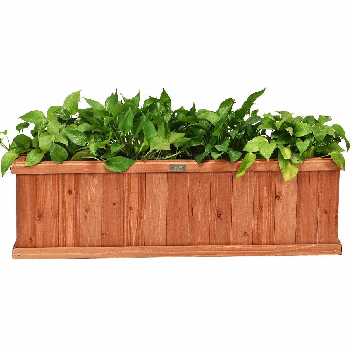 3 Feet x 3 Inch Wooden Decorative Planter Box for Garden Yard and Window