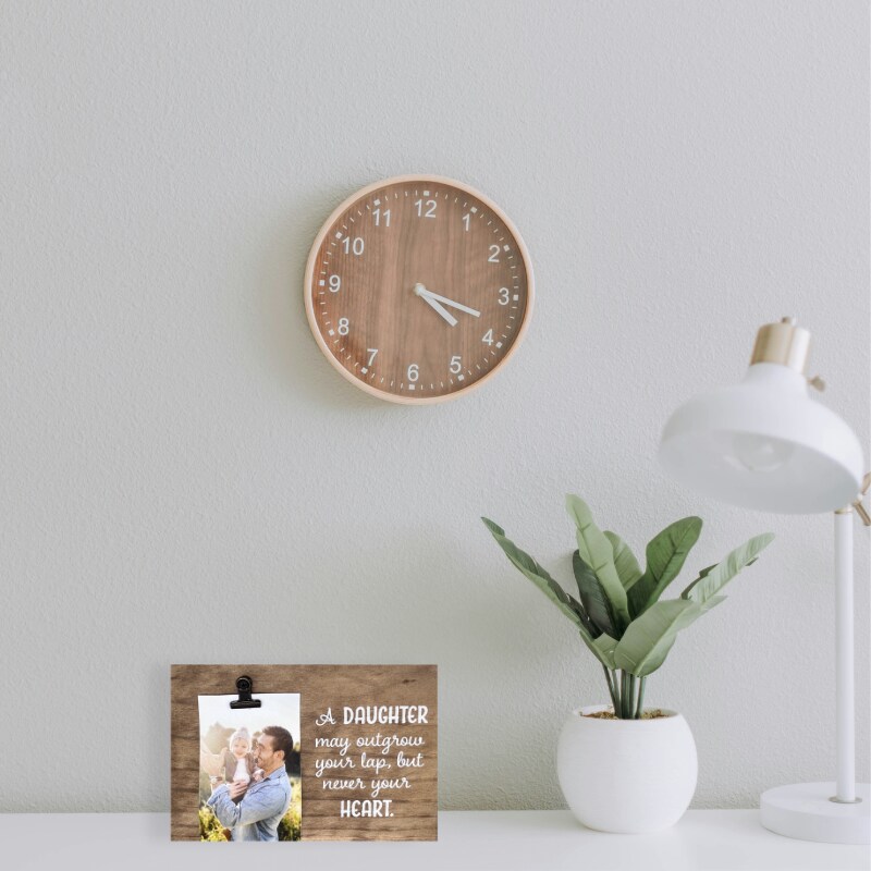 Decorative Wood Clip Frame: Daughter