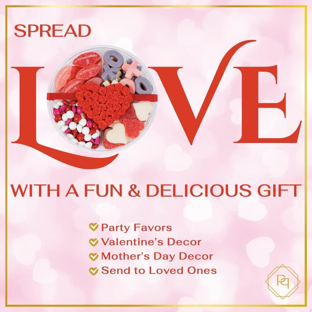 Love Candy &#x26; Chocolate Gift | Chocolate and Sour Gummy Candy Assortment | Chocolate and Gummies Candy for any Occasion | Gift for Mothers day and Lovers
