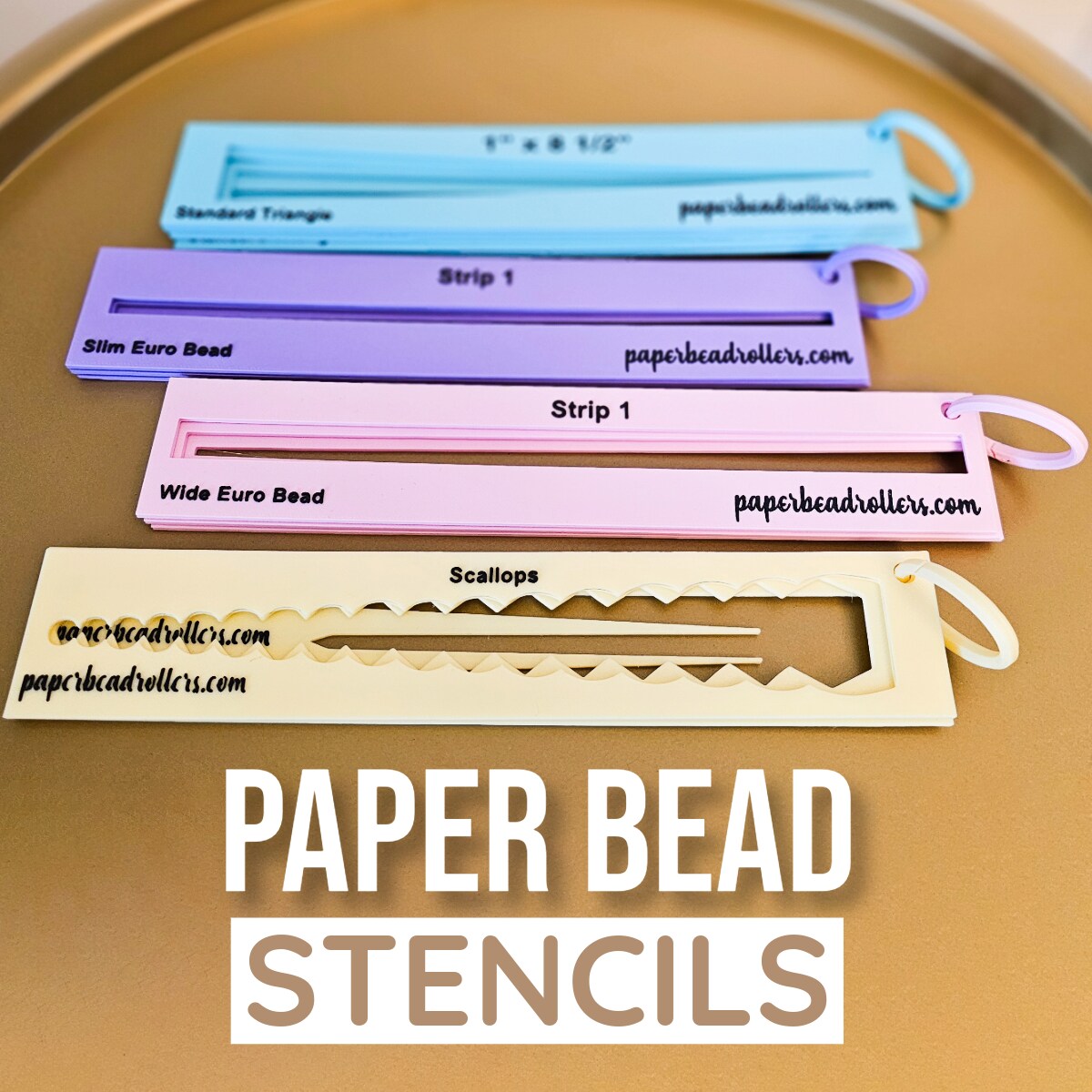 Paper Bead Strip Hard Plastic Stencils | MakerPlace by Michaels