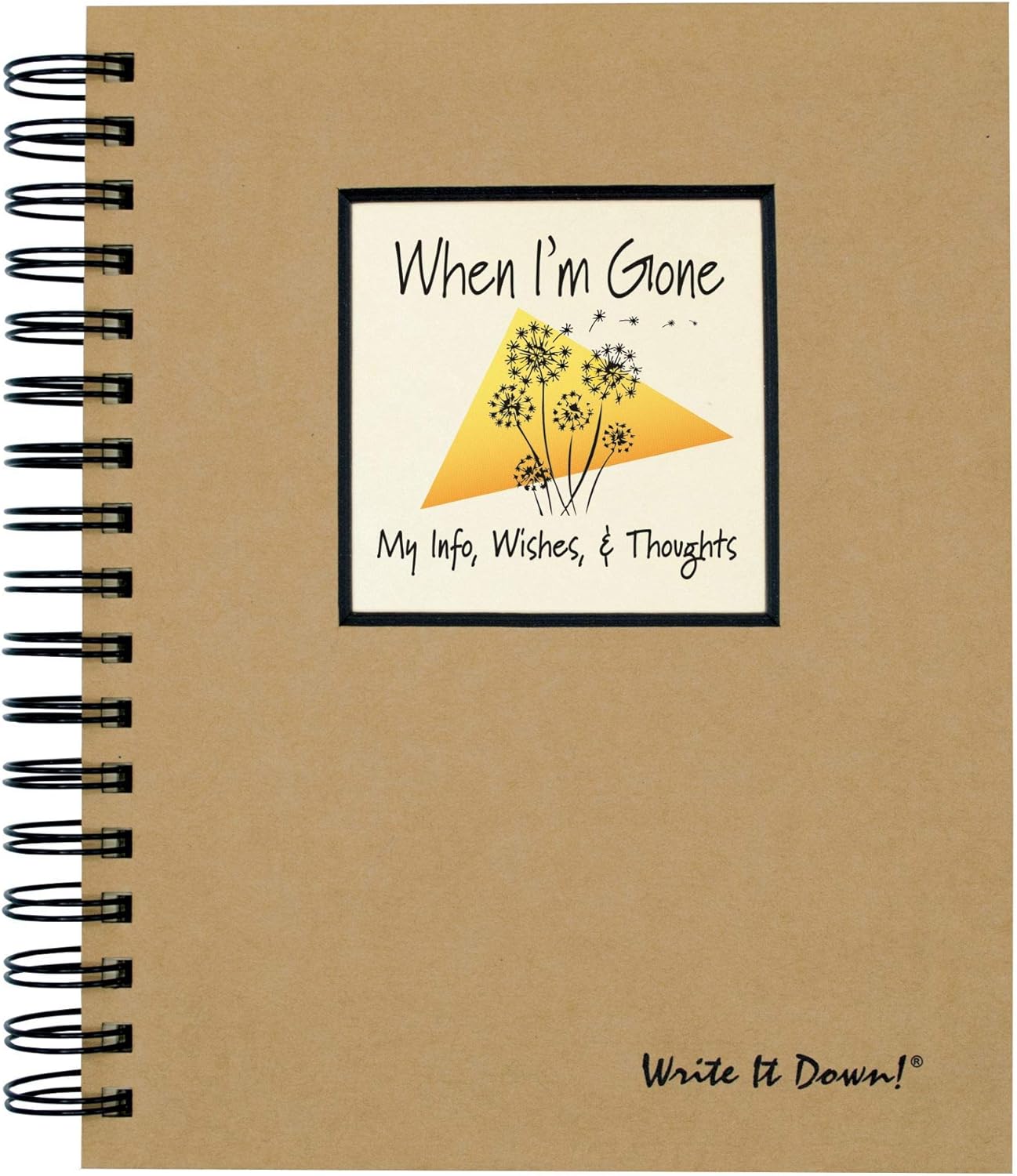 Journals Unlimited When I'm Gone Guided Journal with Writing Prompts 200 Pages