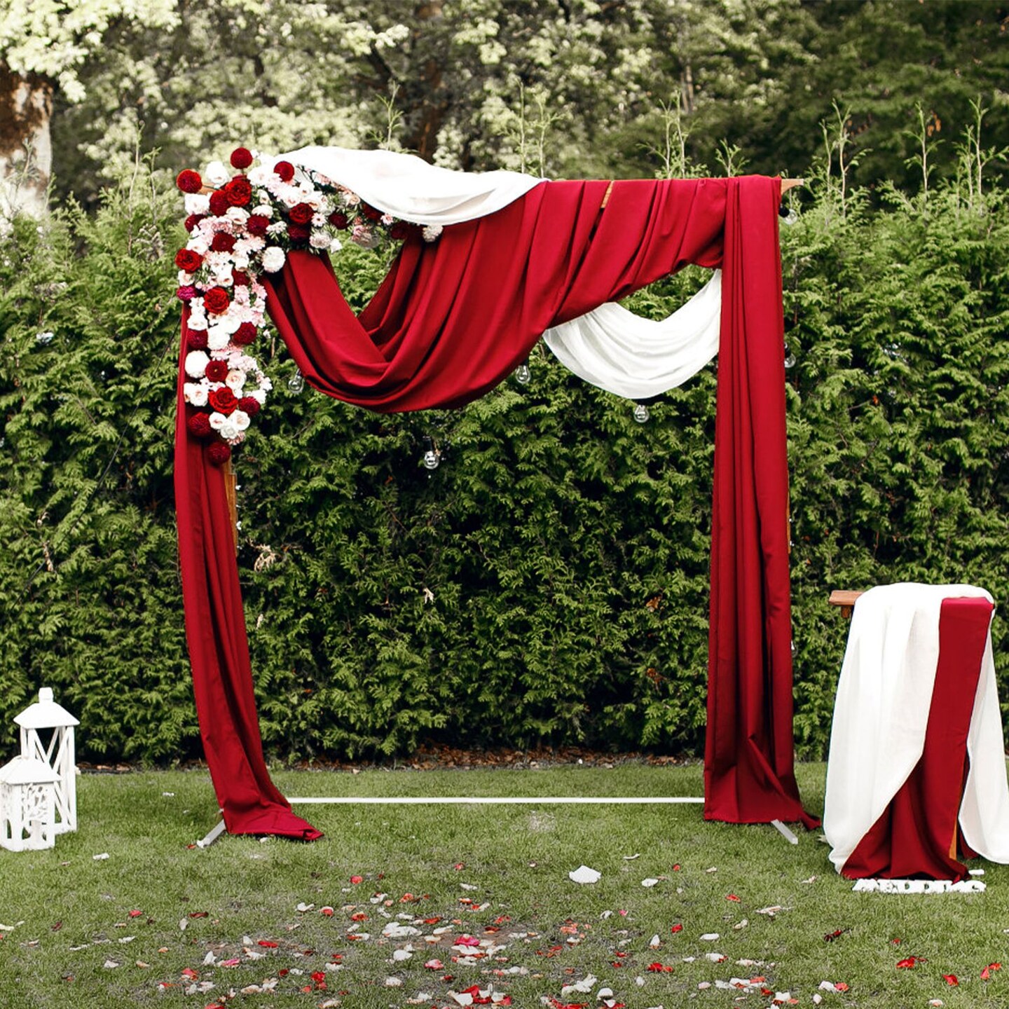 Wedding Arches for Ceremony, Wedding Arch Backdrop Stand for Wedding Birthday Party Baby