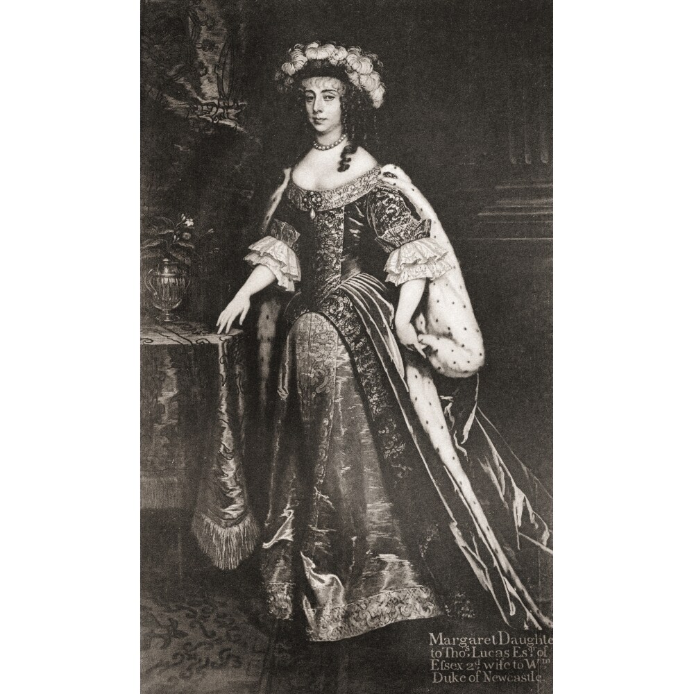 Margaret Cavendish Nee Lucas Duchess Of Newcastle-Upon-Tyne 1623 Poster Print