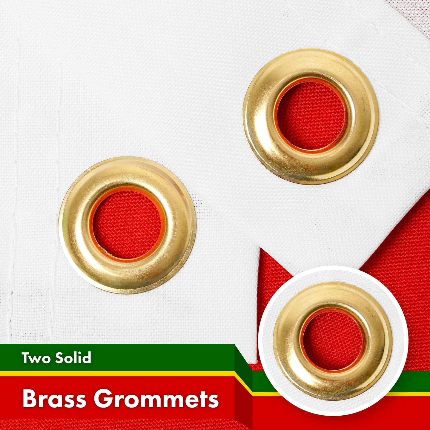 G128 2 Pack: Zimbabwe Zimbabwean Flag | 3x5 Ft | LiteWeave Pro Series Printed 150D Polyester | Country Flag, Vibrant Colors, Brass Grommets, Thicker and More Durable Than 100D 75D Polyester