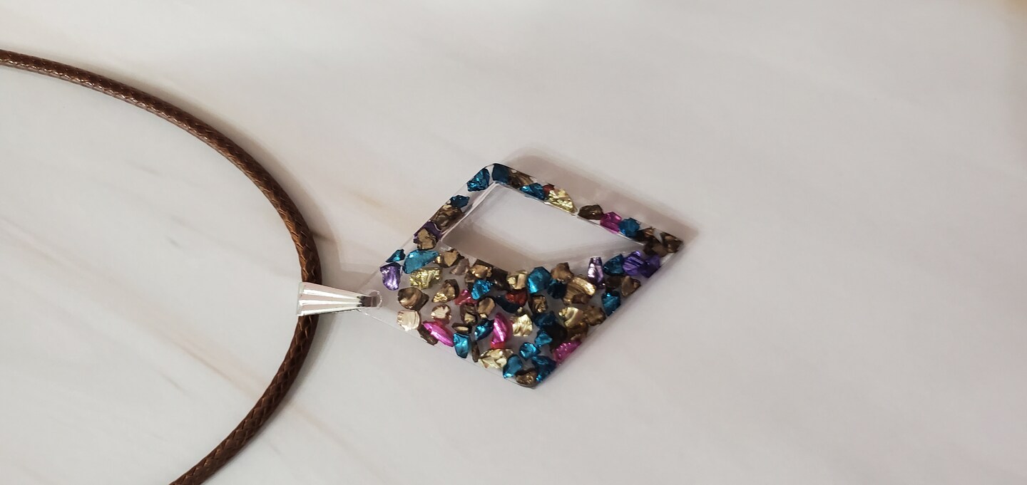 Rectangle Pendant Necklace product 2