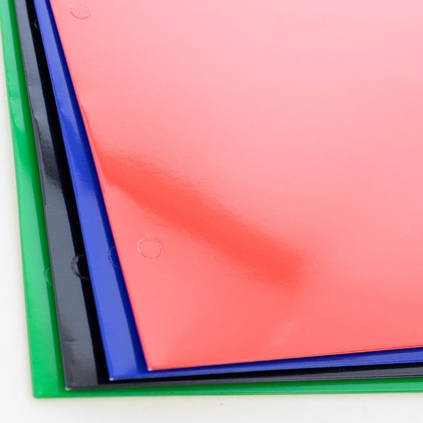 BAZIC 2-Pockets Portfolios – Laminated Classic Glossy Color