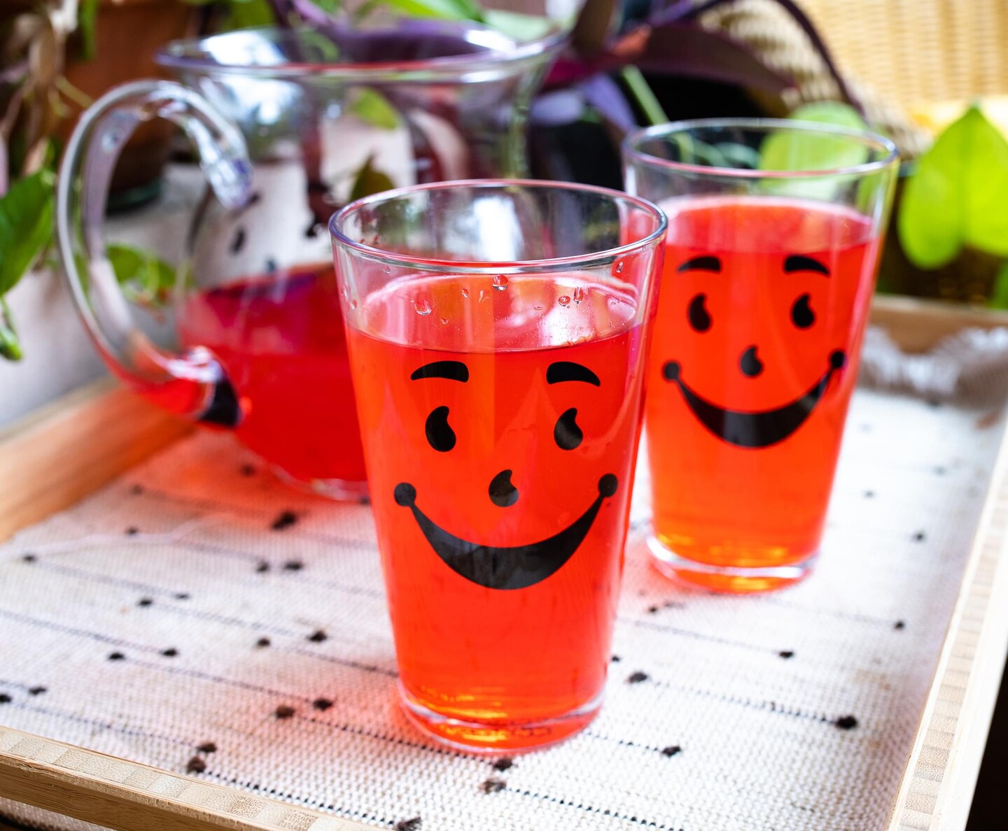 Kool-Aid Man 16-Ounce Pint Glasses | Set of 2