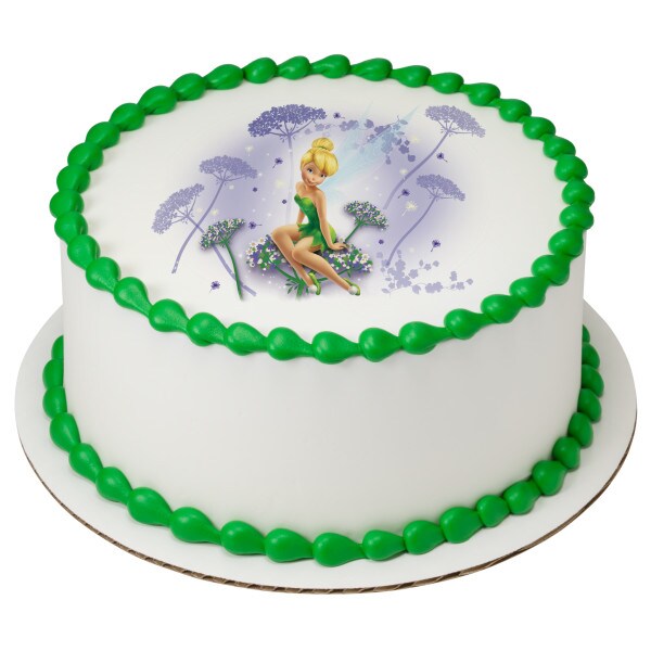 Disney&#x27;s Tinker Bell I Believe in Fairies Edible Cake Topper Image - 1/4 Sheet