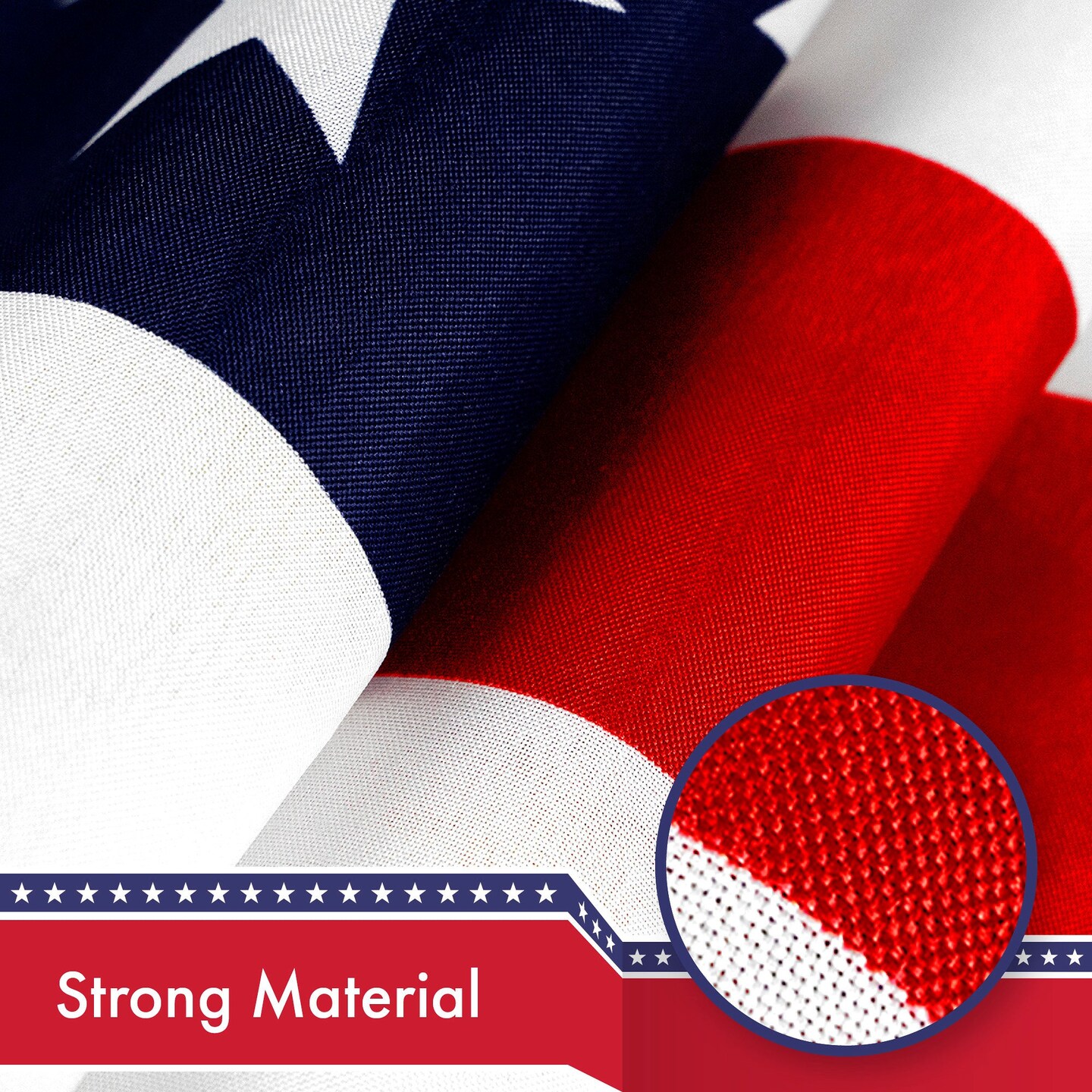 G128 American USA Flag | 4x6 Ft | LiteWeave Pro Series Printed 150D Polyester | Country Flag, Indoor/Outdoor, Vibrant Colors, Brass Grommets, Thicker and More Durable Than 100D 75D Polyester