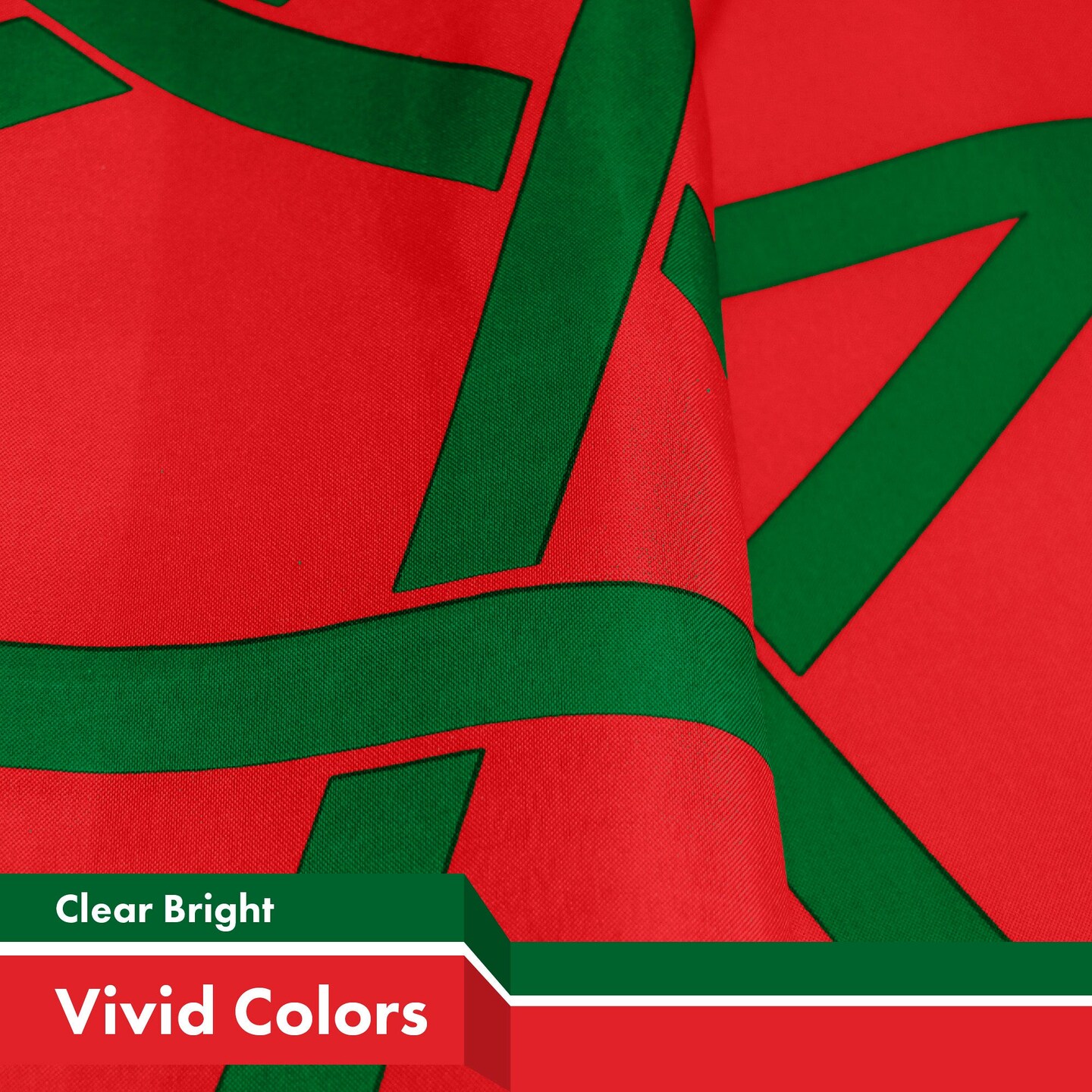 G128 Combo Pack: USA American Flag 3x5 Ft 150D Printed Stars & Morocco (Moroccan) Flag 3x5 Ft 150D Printed