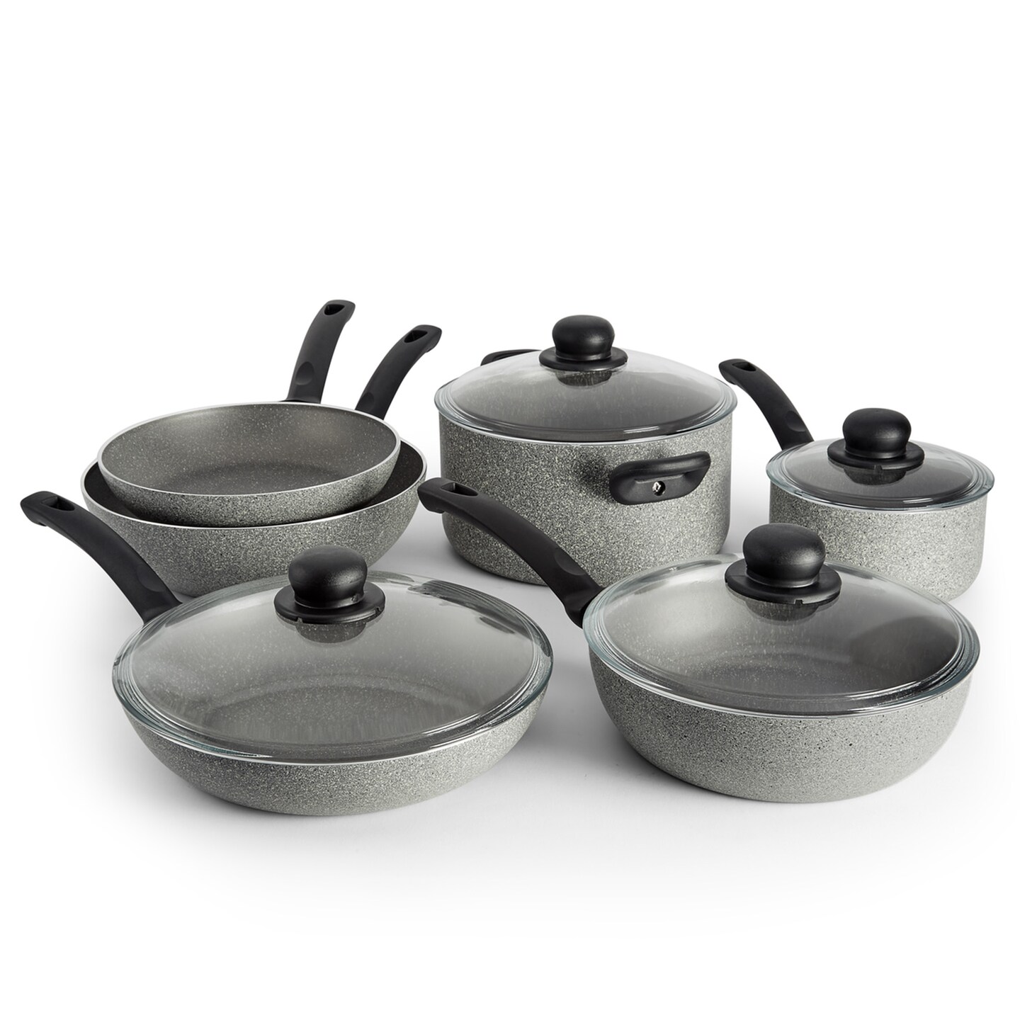 BALLARINI Asti by HENCKELS 10-pc Aluminum Nonstick Cookware Set