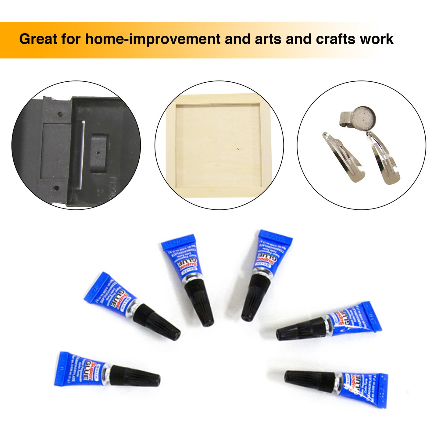 BAZIC Super Glue 0.036 oz Single Use (1g)(6/Pack)