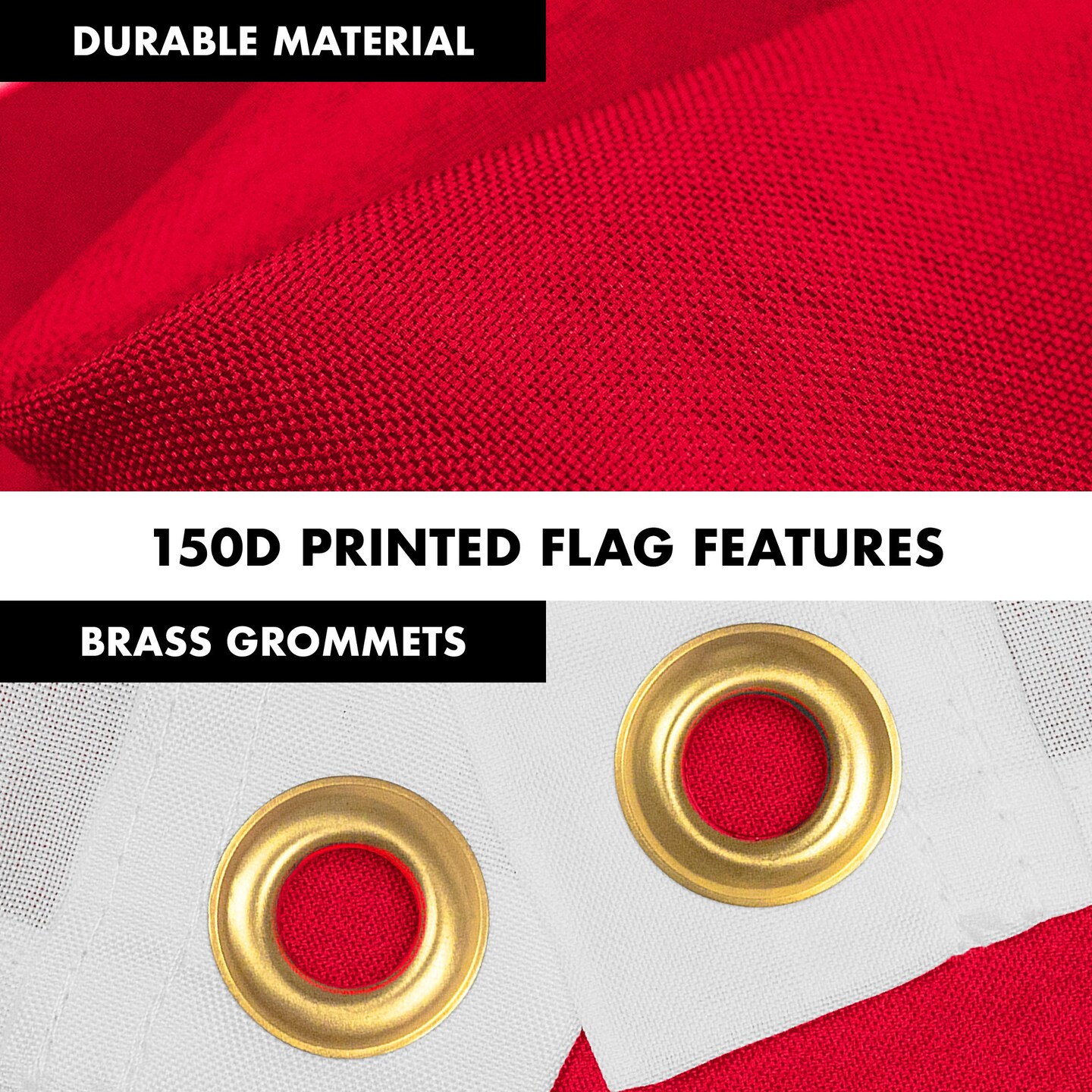 G128 Combo Pack: 6 Feet Tangle Free Spinning Flagpole (Black) Japan Japanese Flag 3x5 ft Printed 150D Brass Grommets (Flag Included) Aluminum Flag Pole