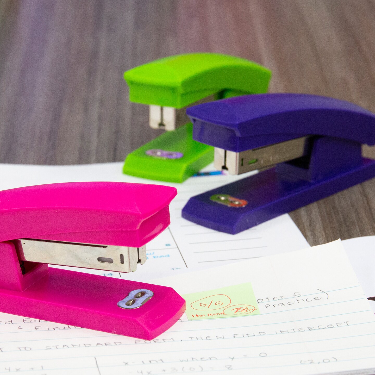 BAZIC Standard Stapler Bright Color (26/6)