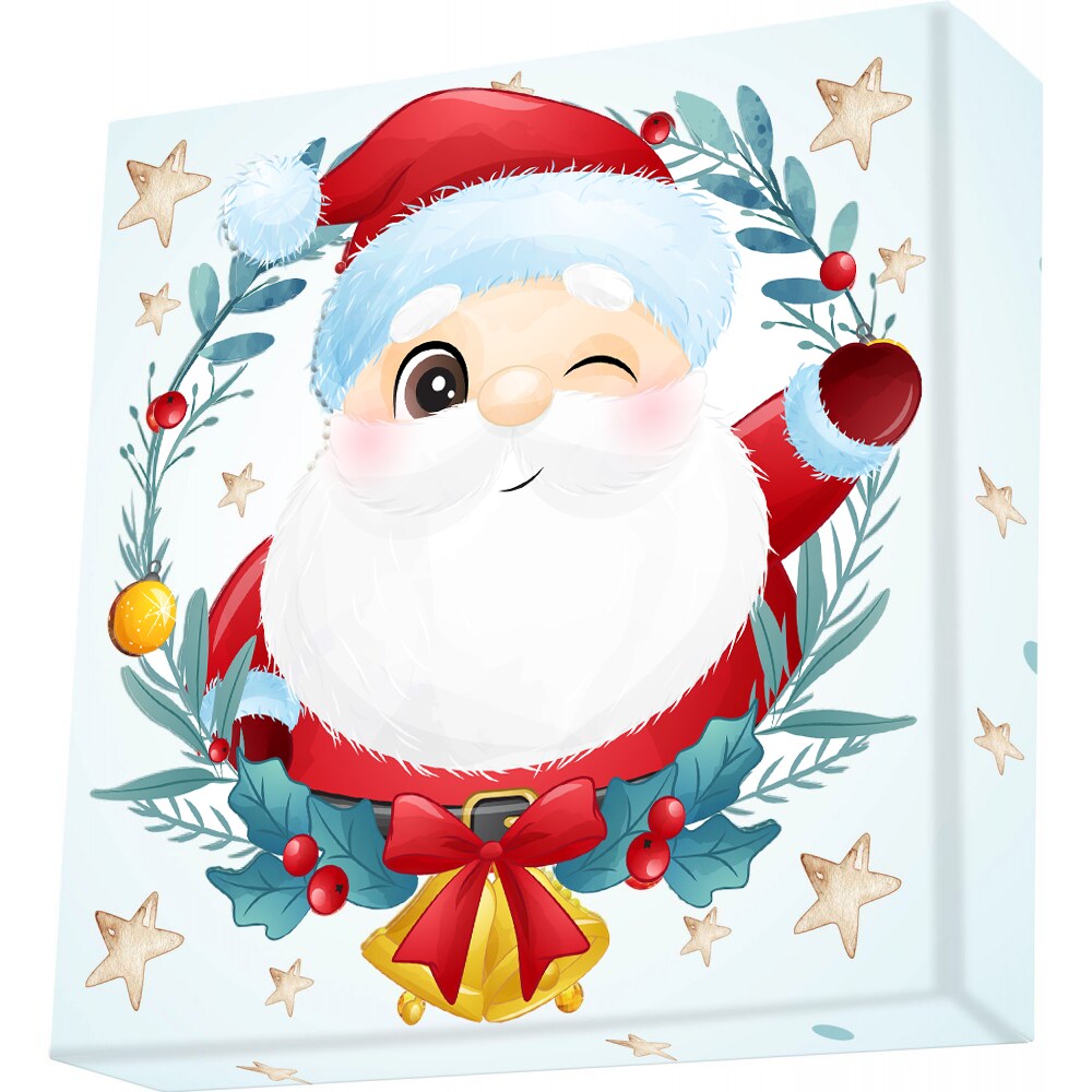 Diamond Dotz Christmas Trio Santa Diamond Painting Kits for Adults - Diamond Art Kits a Relaxing Creative Craft Kit with Dotz Gems 8.7x8.7