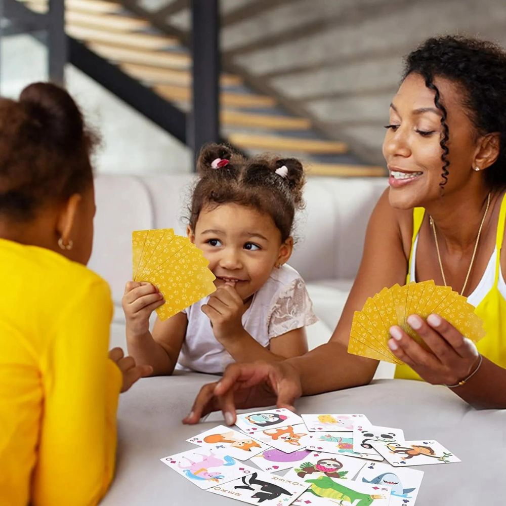 Children&#x27;s Card Games Set Go Fish, Old Maid, Crazy 8s, Memory Match