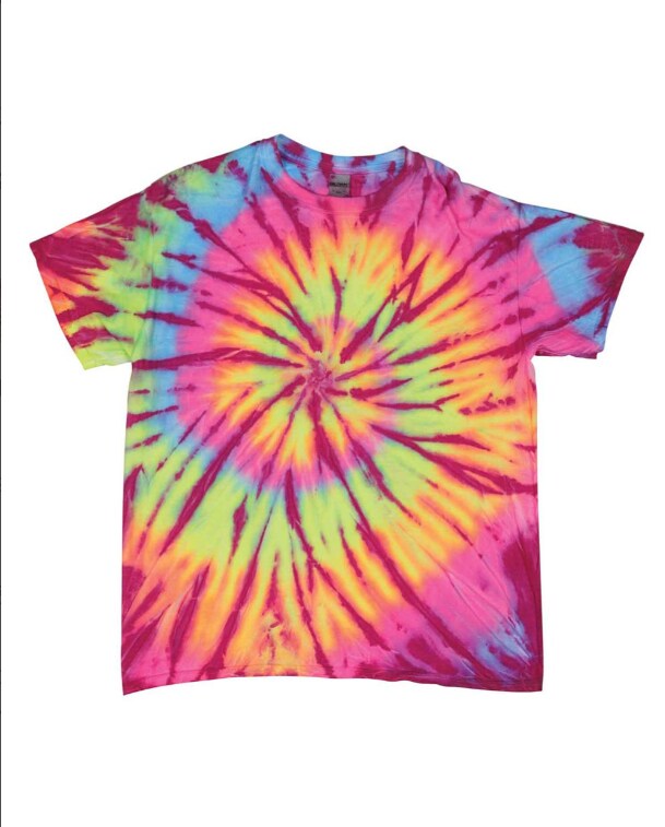 DYENOMITE&#xAE; - Youth Neon Rush Tie-Dyed T-Shirt