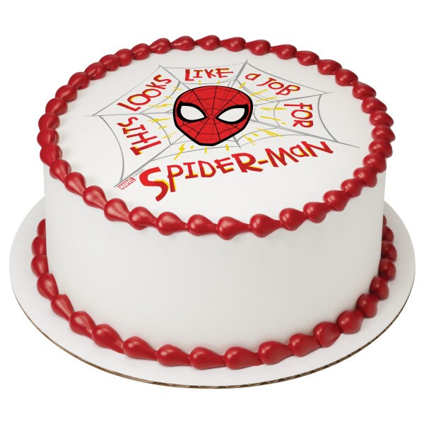 Marvel's Spider-Man™ A Job for Spider-Man™ Edible Cake Topper Image - 1/4 Sheet