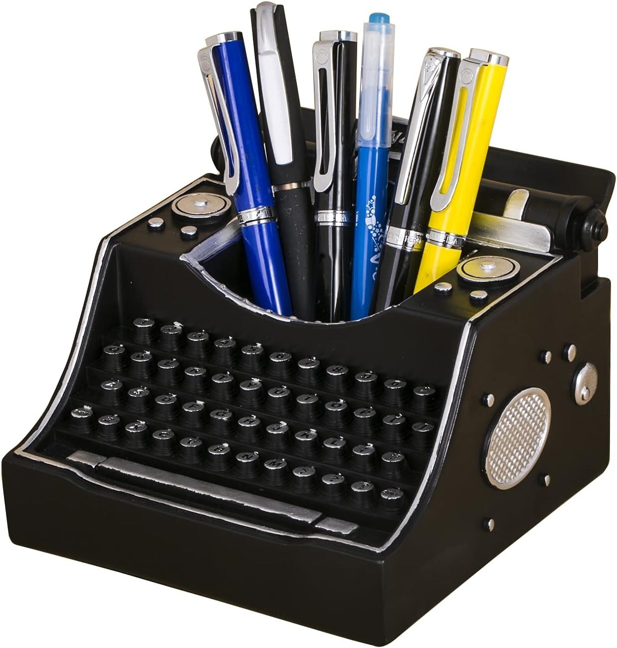Retro Typewriter Pen Holder