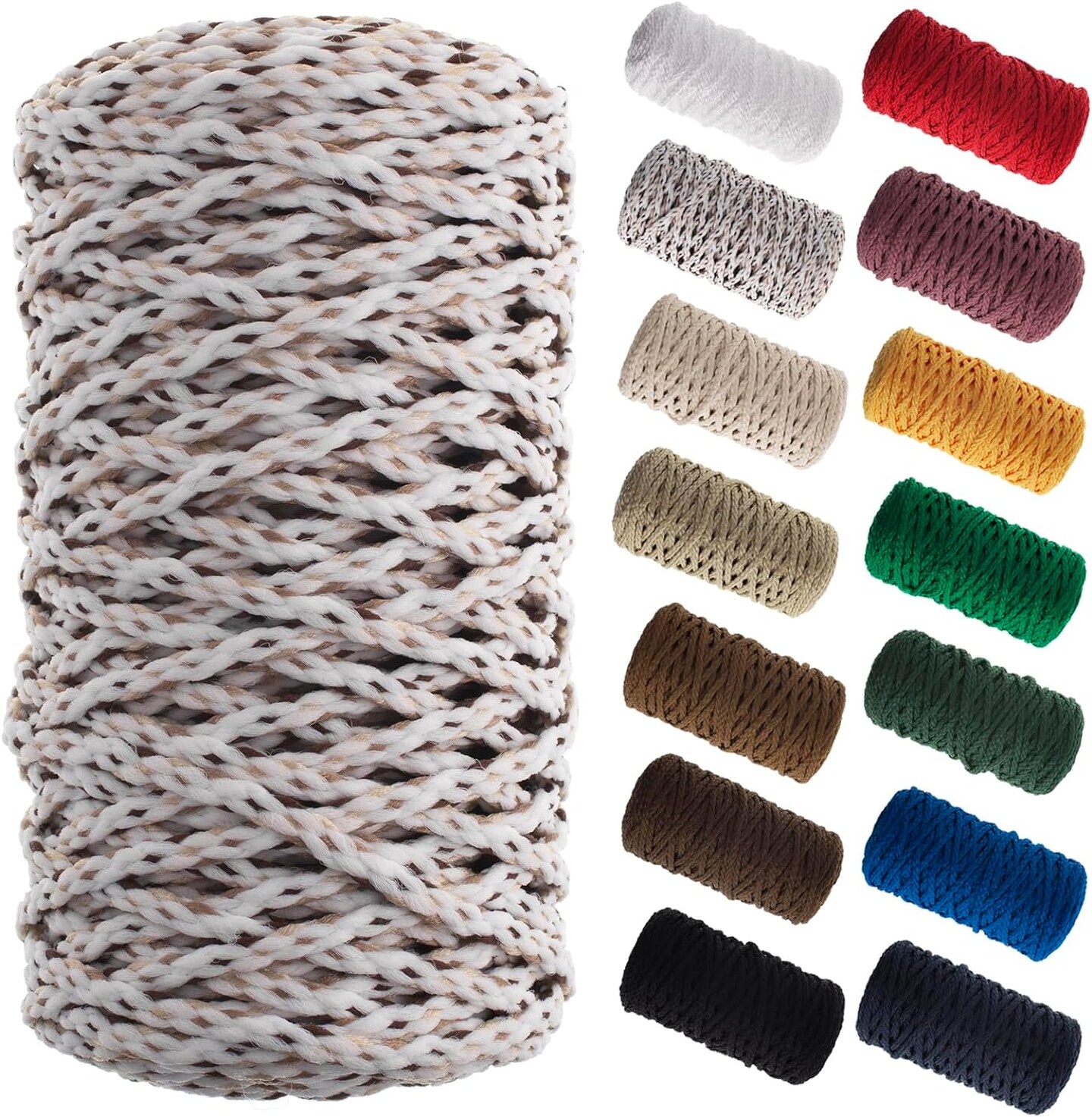 John Bead 4mm Braided Macrame Cord 70yds