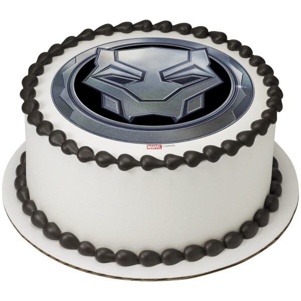 MARVEL Black Panther: Wakanda Forever Icon Edible Cake Topper Image - 7.5&#x22; Round