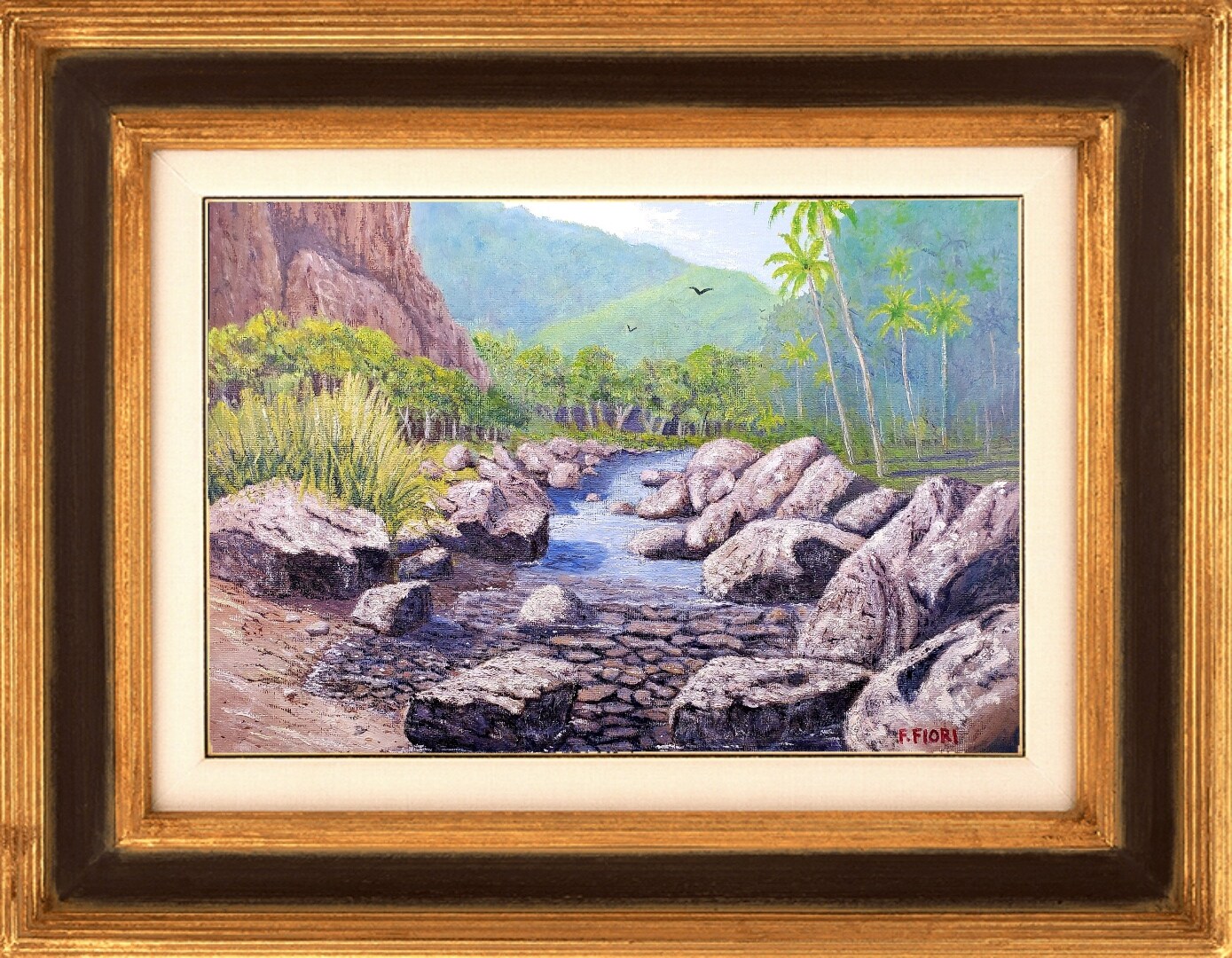 Cheapest Mountain Stream an original watercolor painting