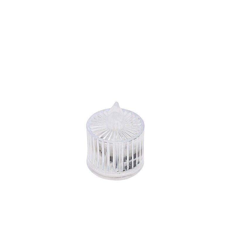 12 Clear 2 in Battery Operated LED Tealight CANDLES