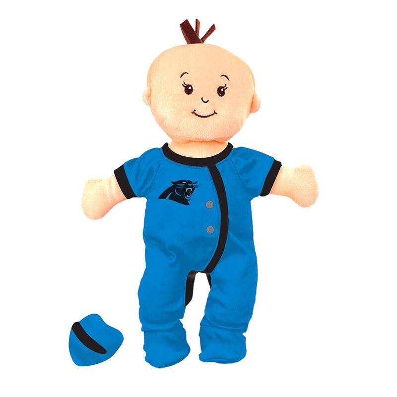 BabyFanatic Wee Baby Fan Doll - NFL Carolina Panthers - Officially Licensed Snuggle Buddy