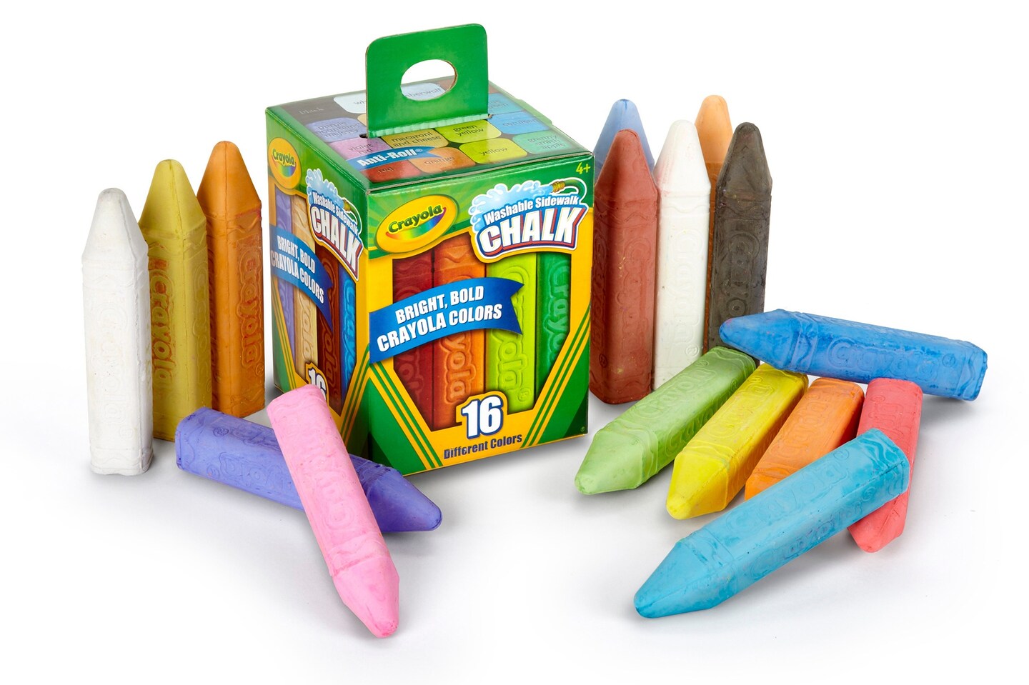 Crayola Washable Sidewalk Chalk 16pkg Assorted Colors Michaels