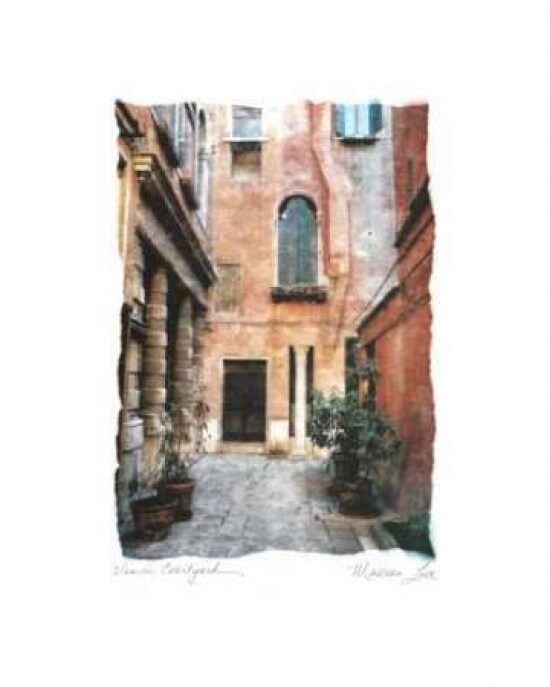 Venice Courtyard Poster Print by Maureen Love - Item # VARPDXLOV011