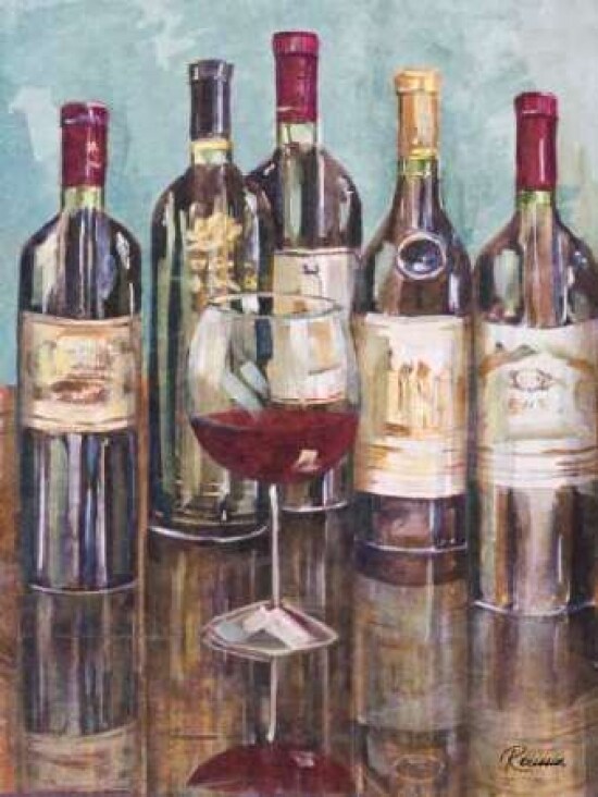 Wine Tasting I Poster Print by Heather A. French-Roussia - Item # VARPDX8229