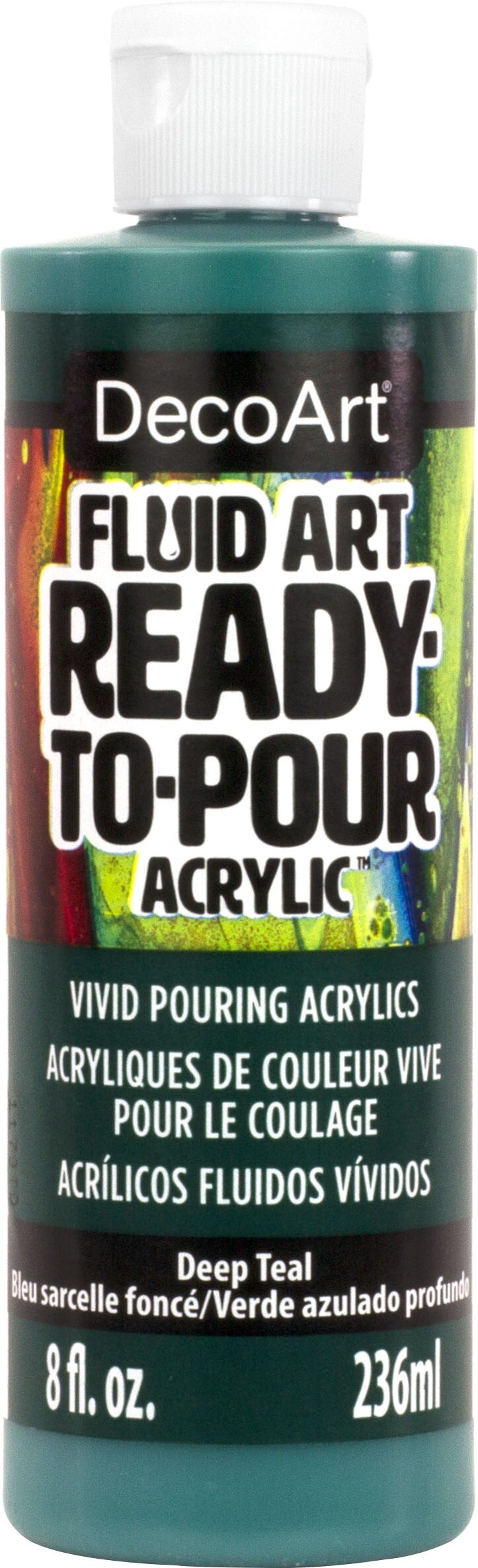 DecoArt FluidArt ReadyToPour Acrylic Paint 8oz Michaels