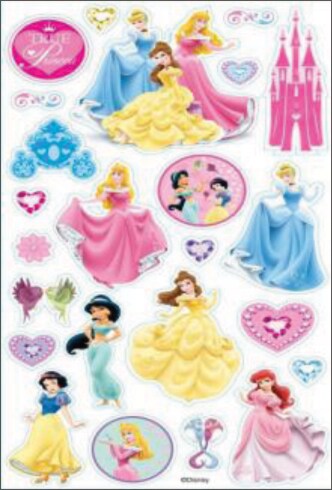 Disney Classic Stickers-True Princess