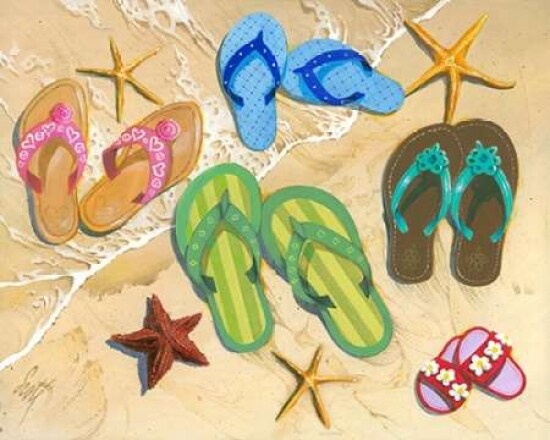 Flip Flop Family Poster Print by Scott Westmoreland - Item # VARPDXW646D