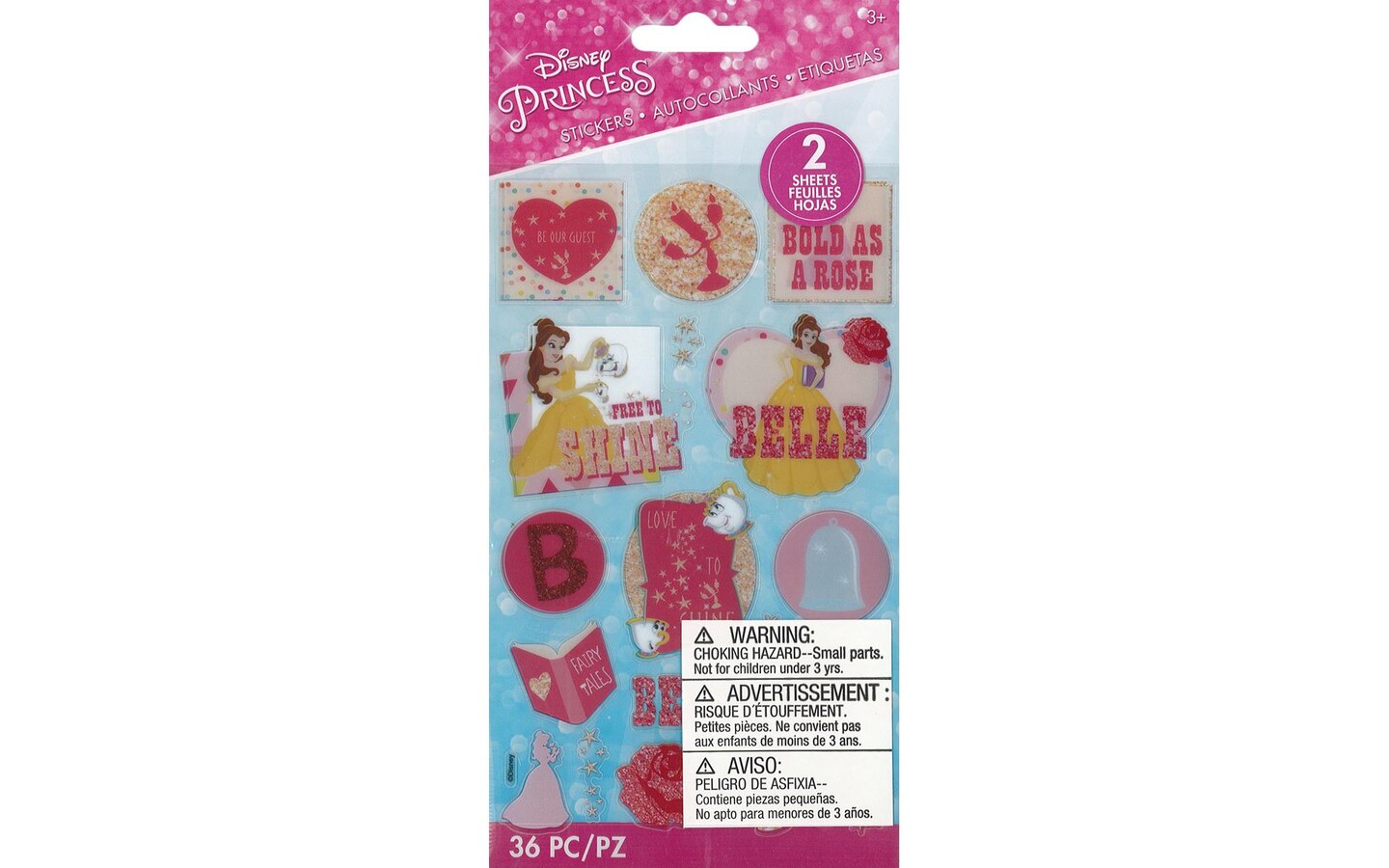 EK Disney Sticker Princess Belle