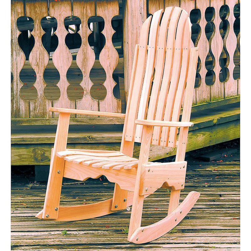 Hershey Way C6100 Amish Made Cypress Wooden Indoor Outdoor Rocking Chair