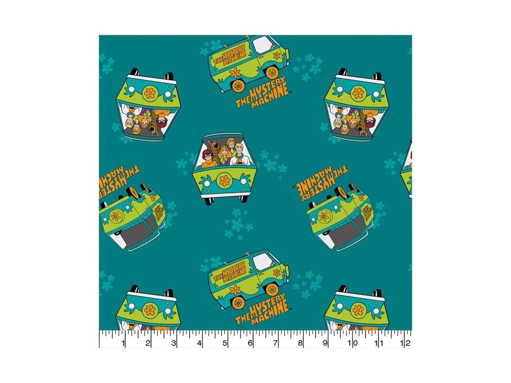 Scooby Doo 44 in. Cotton Fabric - Mystery 8 yd.