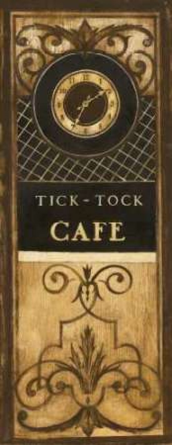 Tick Tock Cafe Poster Print by Kimberly Poloson - Item # VARPDXPOL129