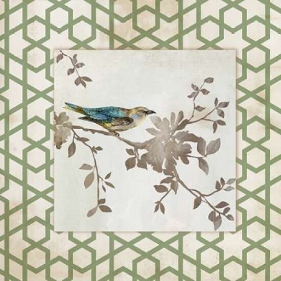 Audubon Tile II - Mini Poster Print by Asia Jensen