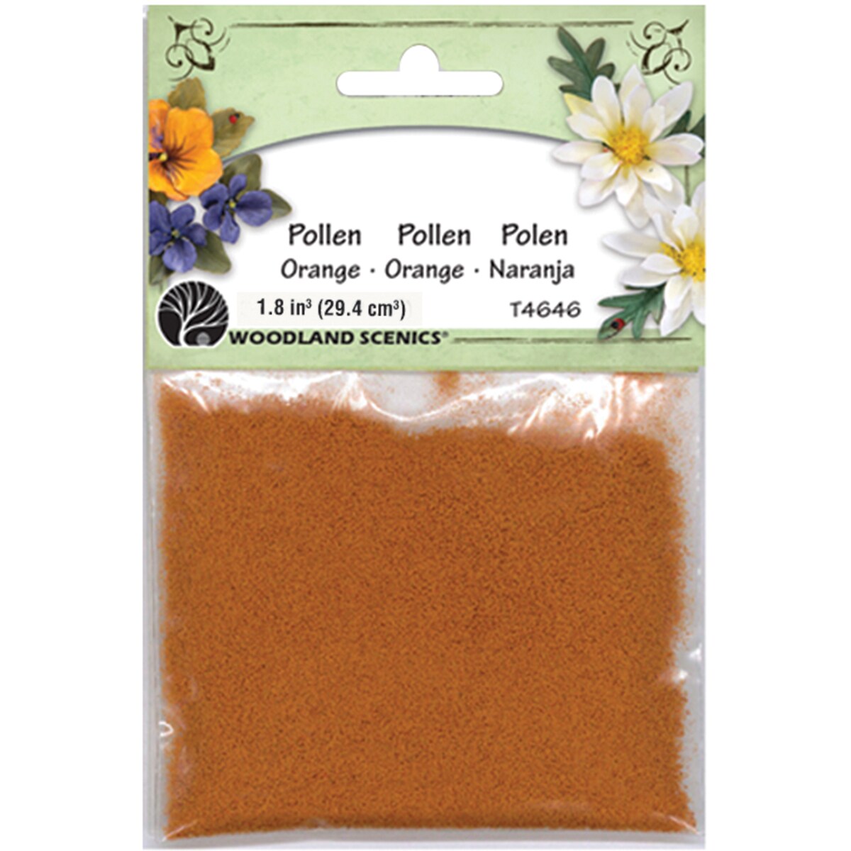 Woodland Scenics Paper Pollen 1oz -Orange