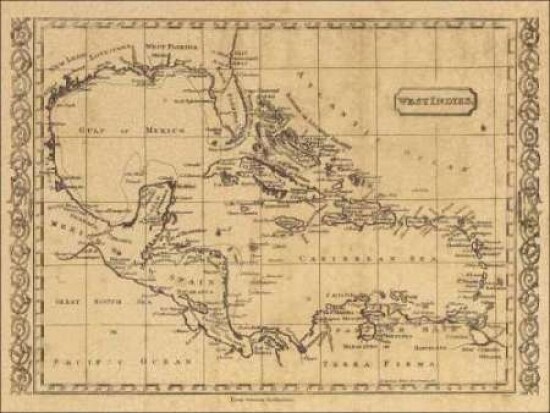 West Indies 1806 Poster Print by  World Map - Item # VARPDXCC2724