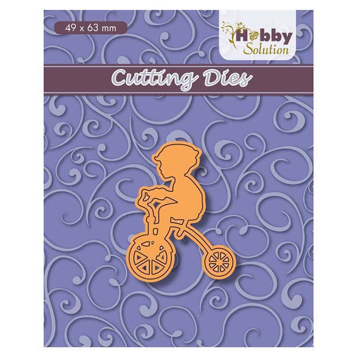 Nellie&#x27;s Choice Hobby Solution Cutting Dies Little Boy on Tricycle