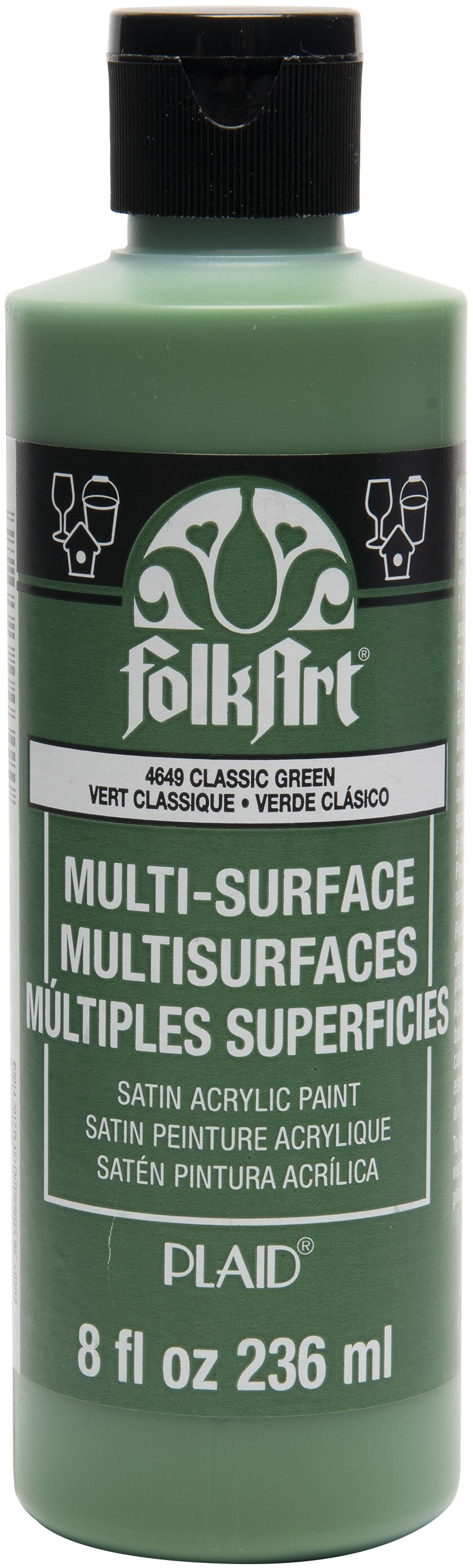 Folkart MultiSurface Paint 8OzClassic Green Michaels