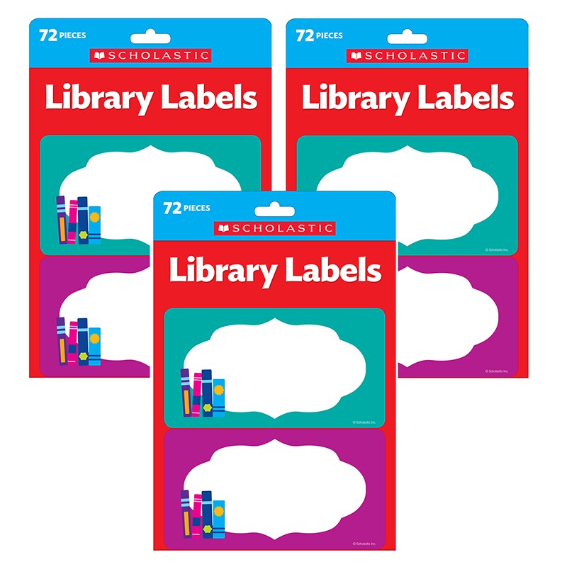Library Labels Accents, 72 Per Pack, 3 Packs | Michaels