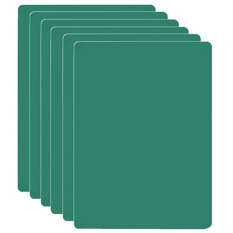 Green Chalk Board, 9.5&#x22; X 12&#x22;, Pack Of 6